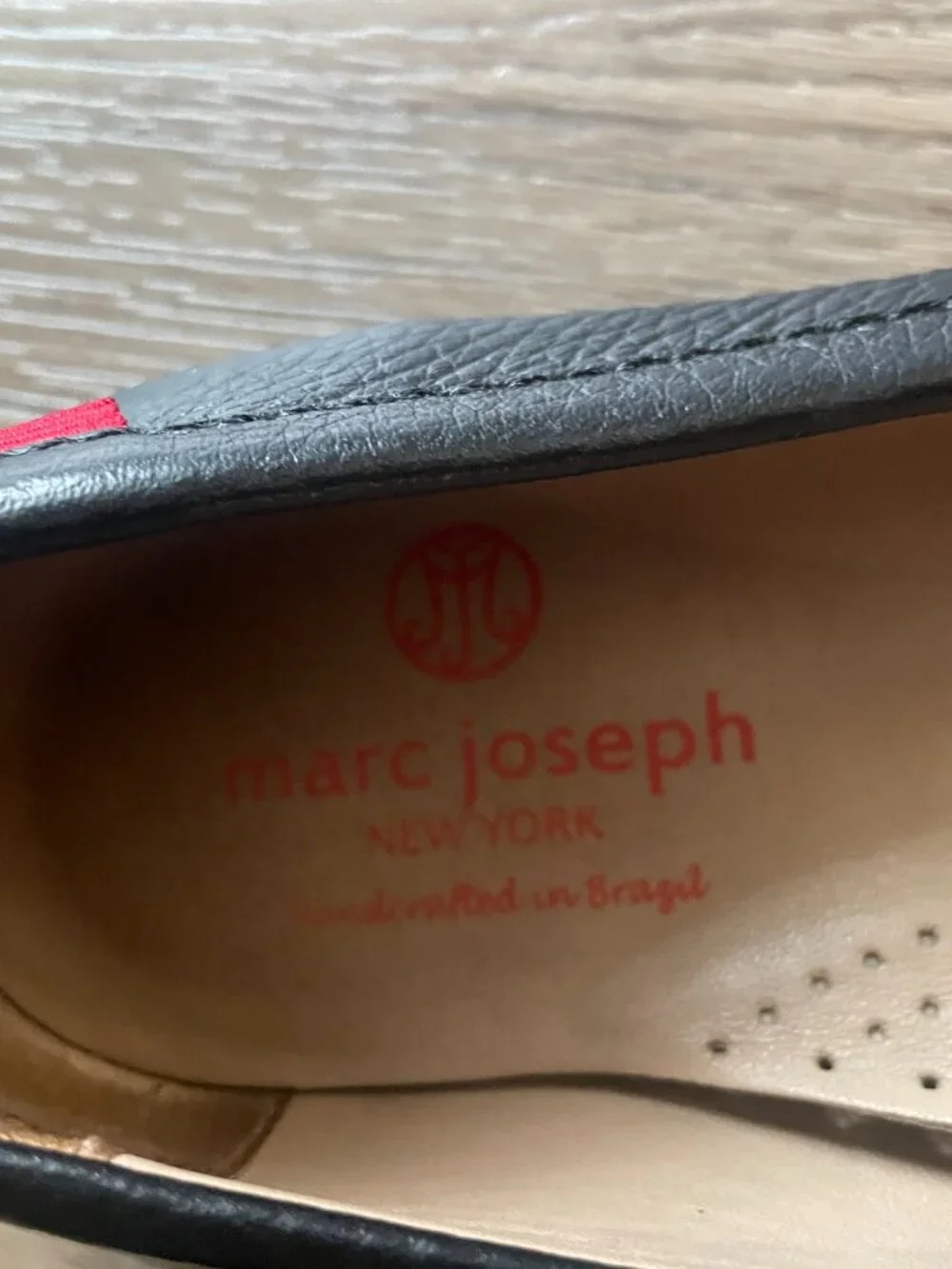 Marc Joseph New York Richmond St Women's Black Leather Loafers 7.5!